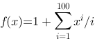 多项式